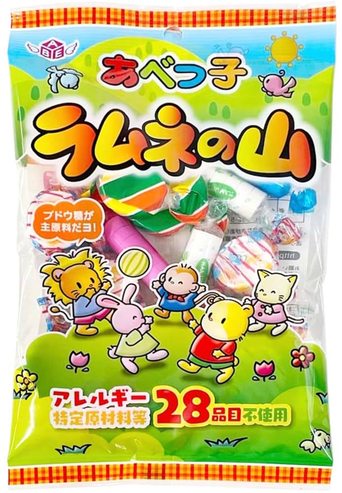 Amazon.co.jp: OKURUX [2袋セット] 安部製菓 あべっ子 ラムネの